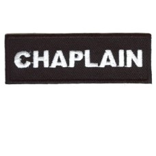 Black Chaplain patch