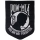 POW MIA Black Lg Patch