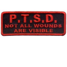 P.T.S.D. Not all wounds are visible patch