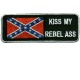 Kiss My Rebel patch