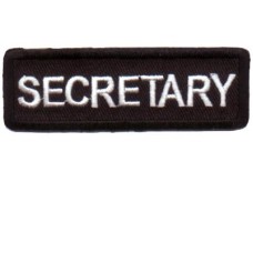Black Secretary patch