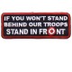 Stand Behind Our Troops patch