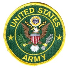 US Army Round Patch