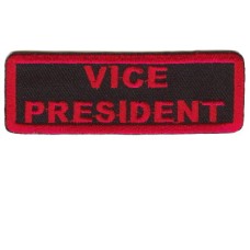 Red Vice President patch
