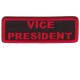 Red Vice President patch
