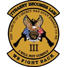 The Torch Has Been Passed-We Fight Back Decal 6 inch