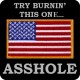 Burn this One Asshole Flag 