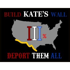 Build Kate's Wall 6x4.5 inch Window Decal