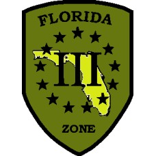 III Florida County Patch 3 inch by 4 inch