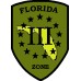 III Florida County Patch 3 inch by 4 inch