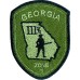  Georgia III% County Patch 3 inch by 4 inch