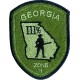  Georgia III% County Patch 3 inch by 4 inch