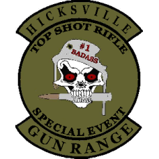 Hicksville Gun Range Special Event Back Patch