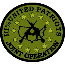 III United Patriots Joint Ops 3 inch round