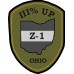 III UNITED PATRIOTS OHIO ZONE Patch 3 inch by 4 inch