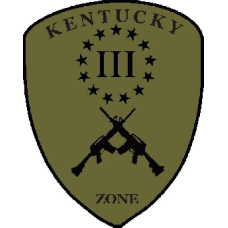III Kentucky 3x4 inch Zone Patch