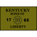 Kentucky Sons of Liberty Hat Patch