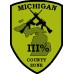 Michigan County and  Zone Patch 3 inch by 4 inch