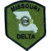 III Missouri County Patch 3 inch by 4 inch