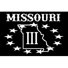 Missouri III% Hat Patch