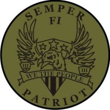 Semper FI Patriot 3.5 inch patch