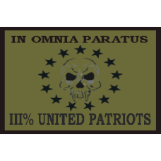 National Patch III% United Patriots 3x2