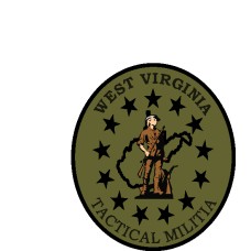 West Virginia Tactical Militia 3.5 x 4 Oval Patch
