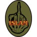 F**K Islam 3x4 inch oval
