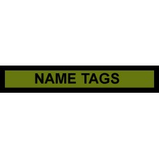 Tactical Subdued Name Tag