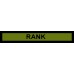 Tactical Subdued Rank Tag