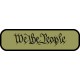 Custom WE THE PEOPLE 3in by 1in
