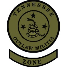 Tennessee Outlaw Militia Shoulder Patch and Rocker