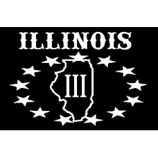 Illinois III% Hat Patch