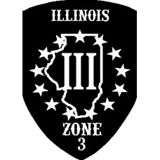Illinois III% State and Zone Patch