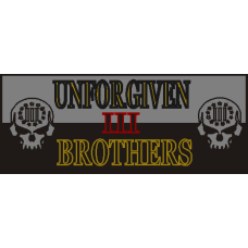 Unforgiven Brothers Plate Carrier  Patch 3x7 inch