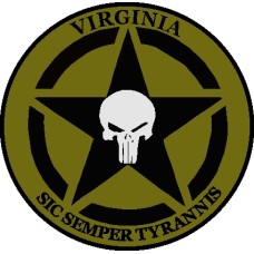 Virginia Sic Semper Tyrannis 3.5 inch