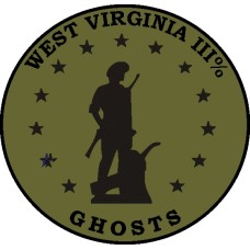 West  Virginia Ghost Shoulder Patch