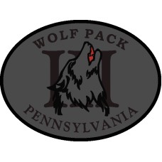 Wolf Pack Militia 3.5 inch oval